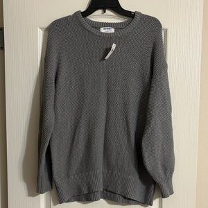 Old Navy Gray Crewneck Sweater